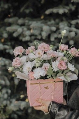 №24 Композиция "Сумочка с хризантемами" №24 Композиция "Сумочка с хризантемами"