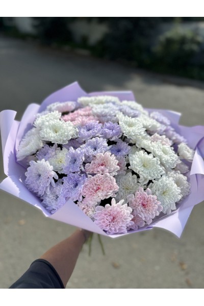 №39 Букет "Пышный из хризантем" в Томске