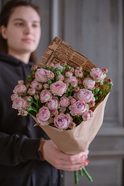 №12 Букет из кустовых роз в Томске